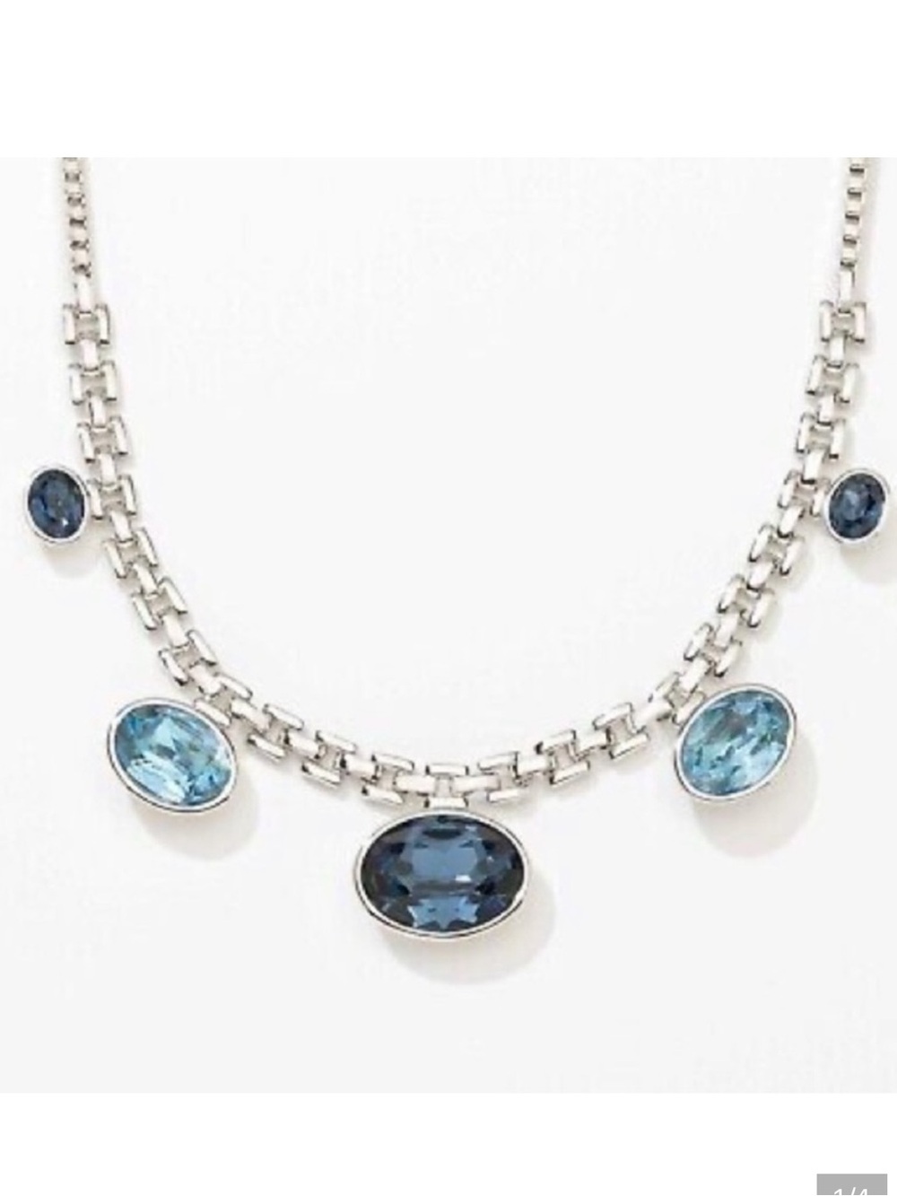 NWT Touchstone Crystal “Basketweave” Necklace, Retired